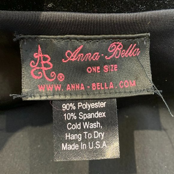 Vintage Anna-Bella Black Velvet Poet's Shirt, Women's Med - Picture 5 of 8